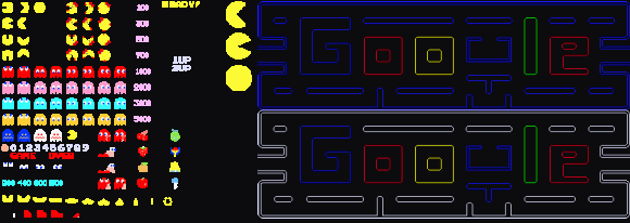 pac man google patterns