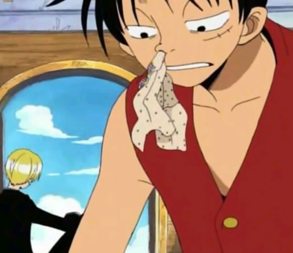 Something In Luffy's Nose