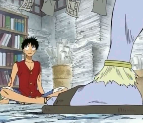 Luffy In The Map Room