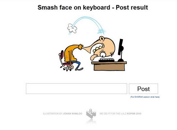 Smash Face On Keyboard