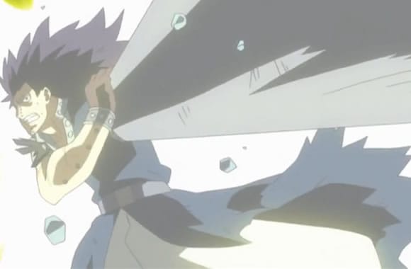 Gajeel Catches Some Lightning