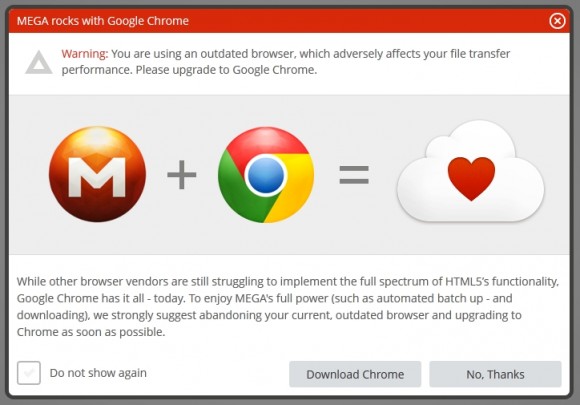 MEGA + Chrome