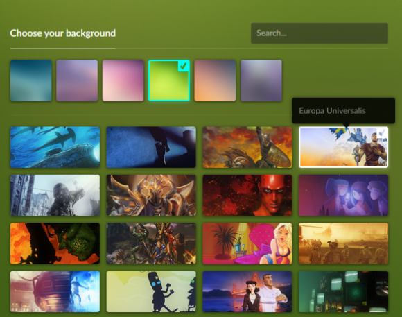 GOG's New Background Image Selection