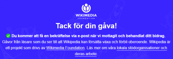 That Yearly Wikipedia Donation